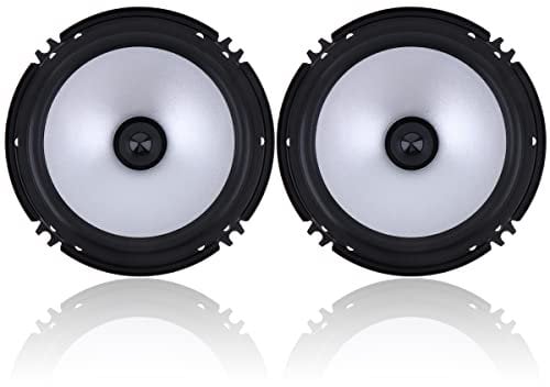 ePathChina 2pcs 6.5 Inch 60W 2 Way Car Coaxial Automobile Car Hifi Full Range Frequency Sensitivity Power Loudspeaker