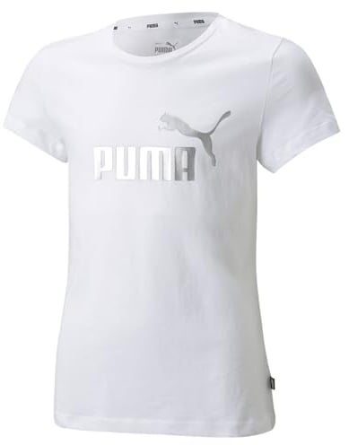 PUMA ESS+ Logo Tee G, White, D/I128