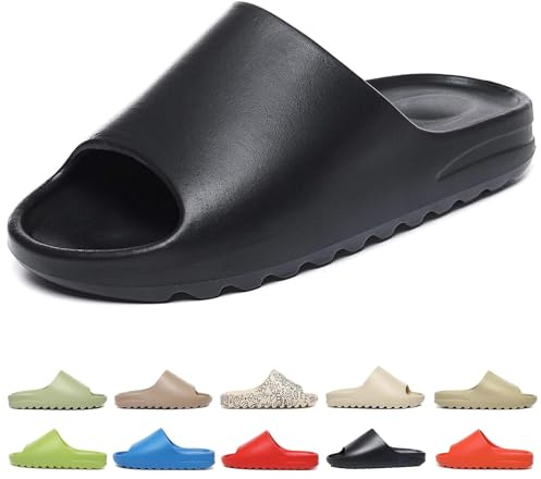 SHUOJIA Donna Uomo Ciabatte Sandali Pantofole Ultra Morbide Nuvola Donna Cuscino Sandali da Doccia Pantofole Antiscivolo Spiaggia Piscina Slide Pantofole da Casa