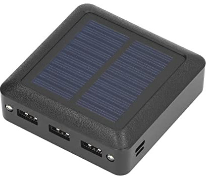 Solar Power Bank, Small Portable Phone Solar Charger 10000mAh for Camping Exploring