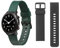 Doro Reloj inteligente para personas mayores, pantalla táctil completa, resistente al agua IP68 con rastreador de fitness, contador de pasos y monitor de salud (correas negras + verdes)