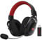 Redragon H510 Zeus-X RGB - Auriculares inalámbricos para Juegos Sonido Envolvente 7.1 - Transductores de Audio de 53MM en Almohadillas de Espuma con Memoria y Cubierta de Tela Resistente