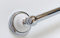 Nero Landhaus Bad Accessoires Serie Keramik Chrom Antik WC-Bürste Toilettenpapierhalter Haken Handtuchhalter Seifenspender Handtuchstange Becherhalter Retro (Handtuchstange)