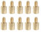 YOKIVE 10 pcs M2 Écarteur Vis, Laiton Hex pcB Entretoises, Conserver Hauteur Cohérent, Excellent pour Carte Mère (Or Ton, 4mm+3mm)