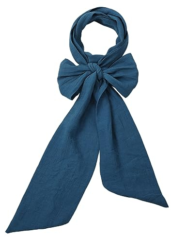 COSDREAMER Herren Renaissance Schal Jabot Cravat Kostüm Halsband (dunkelblau)