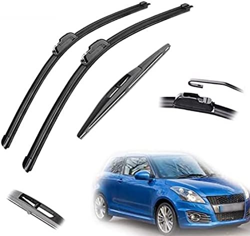 21 18 10 Wischer für Suzuki für Swift Hatchback MK2 2005-2012 2013 2014 2015 2016 2017 vorne hinten Scheibenwischerblätter Bürstenschneider Zubehör
