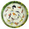 Plateau à thé/boissons rond coloré Motif oiseaux du jardin britannique 32 cm