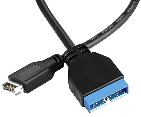 xiwai Cavo di prolunga USB 3.1 a USB 3.0 a 20 pin, 20 cm, per scheda madre ASUS