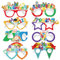 Einschulung Deko Set, 24 Stück Schulkind Brille, Alles Gute Zum Schulanfang Brille, Schuleinführung Schulanfang Einschulung Deko für Schulbeginn Schulstart Dekoration Schule Jungs Mädchen