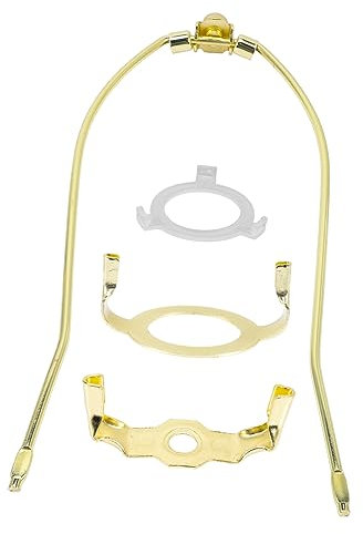 UPKOCH Goldene Lampenhalterung aus Eisen für Lampenschirme, 1 Satz