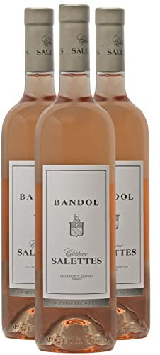 Château Salettes Bandol - Rosé 2023 - Vin Rosé (3x75cl) BIO