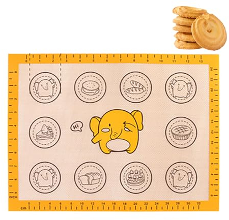 Juegos De Tapetes De Silicona Para Hornear, Tapete Para Masa Con Tapete Para Hornear Macarrones, Rodillo Cortador De Repostería, Tapete Para Masa Rodante, Tapete Para Mostrador, Pizza De Grado Aliment