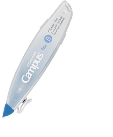 KOKUYO Correction Tape, 0.2 inches (5.5 mm) Wide for B 6mm Ruled Notebook, 19.7 ft (6 m) long, Blue, Japan Import (TW-MNT345)