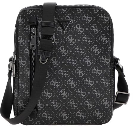 GUESS Torino Double Zip XBody with Vertikal Zip Dark Black