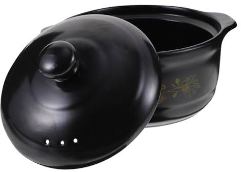 PRETYZOOM Pentole di Terracotta Casseruole in Ceramica Pentole da Cucina Utensili da Cucina