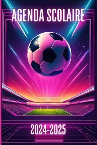 Agenda scolaire football 2024 2025 Gaming: Hebdomadaire | Semainier | Format A5 | Pour étudiants, Collège, Lycée, Université