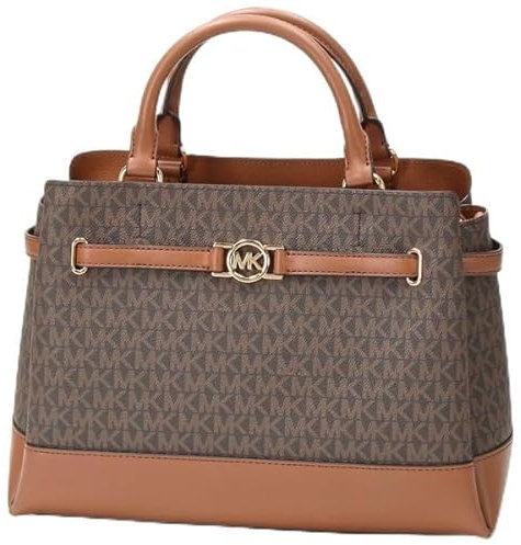 Michael Kors Braune Umhängetasche mit Gürtel, 35F4G6RS3B, Braun, Braun