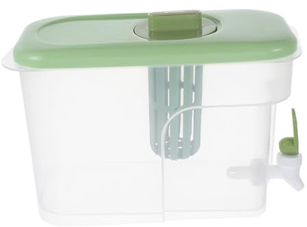 Garneck Jarra Grifo Dispensador De Bebidas Frías y Calientes Para Refrigerador Recipiente De Fiesta