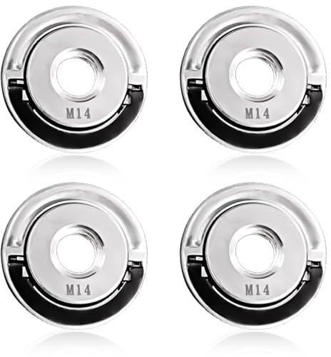 Lot de 4 écrous de serrage rapide M14 pour meuleuse d'angle - Écrous de serrage rapide pour meuleuse d'angle - Écrou de serrage pour Flex, accessoires de serrage rapide pour meuleuse à tronçonner