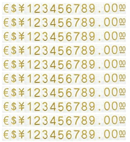 Angoily Preisanzeigewürfel Transparent 6.20X0.60 Zoll Für Schmuck Uhren Einzelhandel Preisschild Würfel Mit Zahlenanzeige Für Kunsthandwerk Und Geschäft