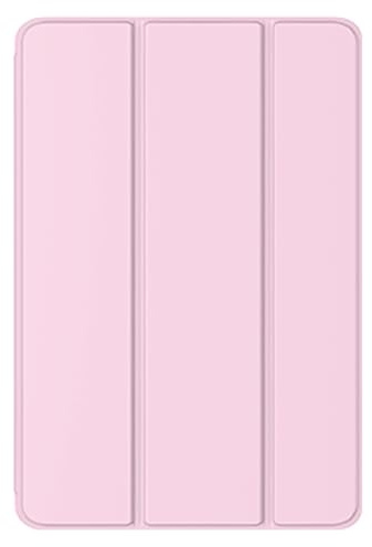 Tri-fold dual-angle (30° and 60°) tablet case - Rose Pink | with automatic wake/sleep function, Incompatible with iPad