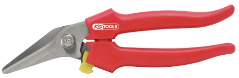 KS TOOLS Ciseau Droit Modèle Court - L.185 mm