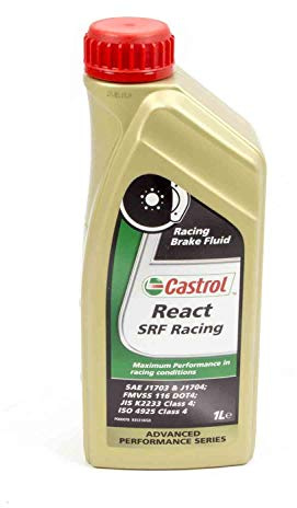 Allstar Performance Brake Fluid, Castrol SRF React, DOT 4, 33.8 oz Bottle, Each