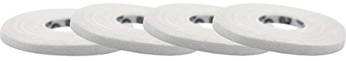 Monkey Tape Jiu Jitsu Sport-Fingerband, 0,5 cm x 15 m, Weiß, 4er-Pack
