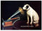 Legendarte Vintage Werbeposter Nipper - His Master's Voice - Wanddeko, Canvas cm. 50x70