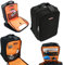 JetPack Remix DJ-Rucksack für DVS, Handy oder Club-Gig-Set, Tasche, Laptop, Ständer, Midi-Controller, Tablet, Kopfhörer, Vinyl-Schallplatten, USB-Mobilgeräte, Nadelhülle, Kabel, Mikrofon und mehr