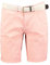 Geo Norway PLAGEO Men - Bermuda Chino, da Uomo, con Cintura, Pantaloncini Corti, Grandi Tasche, in Cotone, Taglia Regolabile, Estivo, Confortevole, Pantaloni Lavabili in Lavatrice (Rosa Chiaro, S)