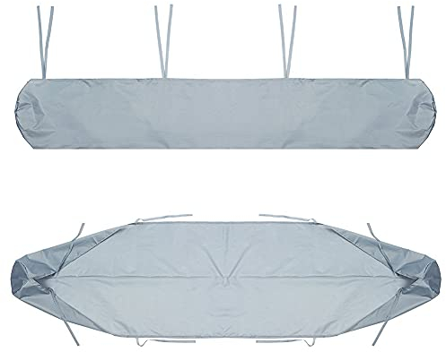 Custodia Impermeabile per Tenda da Sole da Patio, Copertura per Veranda di Ricambio Protezione per Tenda da Sole Custodia Antipolvere per Tenda da Sole con Cordino, Copertura Antipolvere