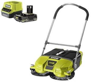 Pack RYOBI Balayeuse motorisée R18SW3-0 - 18V OnePlus - 533 mm - 1 batterie 2.0Ah - 1 chargeur rapide RC18120-120