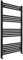 600x1200mm Towel Warmer Flat, Wall Mounted Matte Black Plated Steel Bathroom Towel Rail Radiator, Suitable for Central Heating, Electric and Dual Fuel