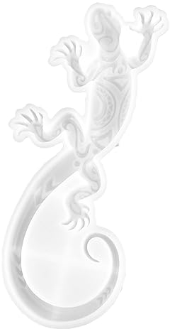 VILLFUL Gecko Silikonform für Wanddekoration Gießform für Kreative Home Deko Eidechsen Ornament Silikonform für Handwerk und Bastelprojekte Ideal für Garten und Wohnraum