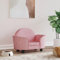puraday Hundebett Rosa 66x40x45 cm Samt Hundesofa katzensofa Katzenbett Dog Bed Cat Bed Bequeme Haustierbett Hundebett Samt Kann Im Wohnzimmer Oder Schlafzimmer Platziert Werden Stilvolles Design
