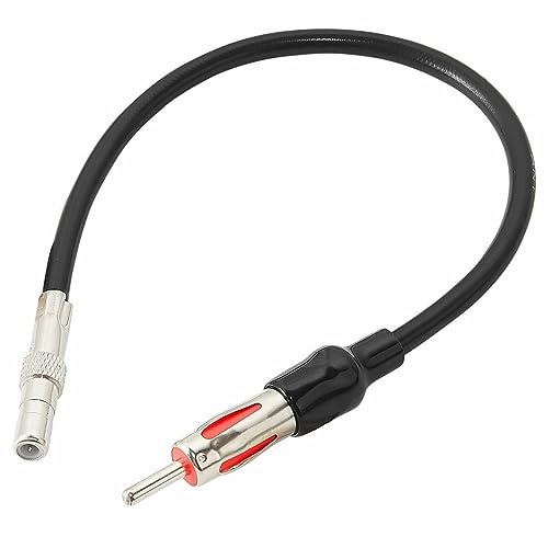 GOLITON Autoradio-Antennenadapter Kompatibel mit Chrysler/Dodge/Jeep/Ford/GM 2002-up zu Aftermarket-Stereo-Radio (gerade)