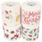 Cabilock 4 Rollen Weihnachts-Toilettenpapier Weihnachtsmann-Toilettenpapier Farbige Toilettenpapierrollen Mit Weihnachtsmotiv Bedrucktes Papiertaschentuch Mit Weihnachtsmuster Für