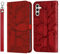 Vkooer Funda para Samsung Galaxy A35 5G Carcasa con Tapa Cuero PU Cierre Magnético Estuche Flip Case Magnético Cover Funda Libro Case para Samsung A35 Smartphone - Rojo