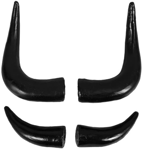 Cabilock 2pairs Artificial Headband Halloween Cosplay Horns for Costumes Hair Accessories for Parties and Creative Photo Props