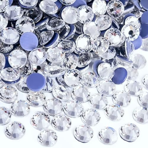 Lotbun Rhinestones Pegamento TéRmico Ss10 2880pcs 2,7-2,9mm, Pegamento TéRmico Rhinestones Para La Ropa Para Pegar En La Ropa Adecuado Para Decoraciones