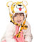HAHASHOW Plüsch Niedliche Tier Wintermütze Lustige Plüsch Tier Skimütze Mit Detaillierten Tiergesichtern Geburtstag Weihnachten Cosplay - Tigerin
