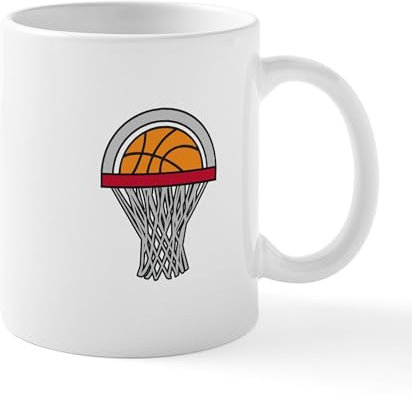 CafePress Basketball Hoop Mugs 11 oz (325 ml) Ceramic Coffee Mug