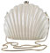 DKJAHSEK Lady Mini Shell Bag Luxus Designer Made Up & Telefon Tragetaschen Gelb Beige Beutel Süße Schulter Totes Für Hochzeit, Party(Beige)