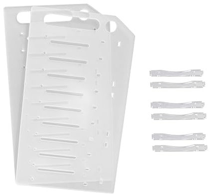 Happyyami 10-layer Diy 3.5 Inch Hard Drive Mounting Bracket Hard Drive Rack Storage Kit for Pc Server Data Center