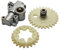 1 set pompa olio for Stihl MS380 MS381 038 038AV 038 for SUPER 048 028 motosega ingranaggio a vite senza fine ruota dentata sostituzione for 1119 640 3200