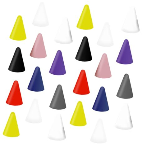 WEKAMOS 45pcs Replacement Silicone Stylus Pen Tips Compatible with Apple Pencil Generation Non Slip Smooth Surface Protective Covers in Colors for Precision Touchscreen Use