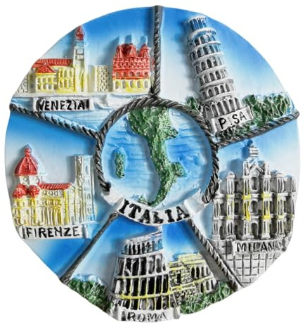 Kühlschrankmagnet, Motiv: Rom, Italien, Tourismus, Souvenir, Kühlschrankdekoration, 3D-Bastel-Kollektion