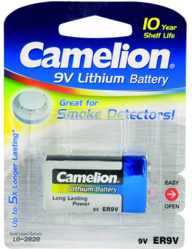 Camelion Lithium Batterie 9V Block CR9V 1200mAh