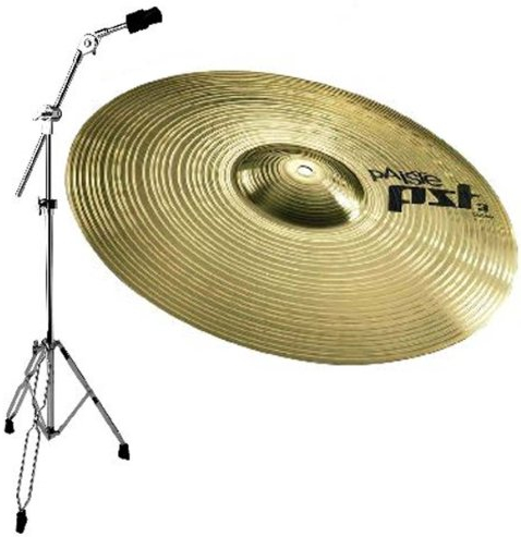 'Paiste pst3 16 Crash + asta per piatti LBD di 25